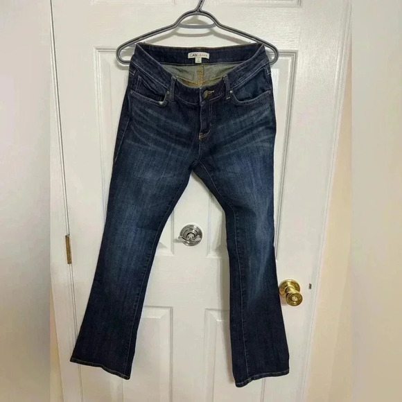 CAbi Baby Bootcut Jeans Style 967R Womens Size 4 Dark Wash Denim - Picture 6 of 12